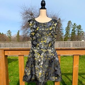 Eliza J Gold + Gray Party Dress - Size 14